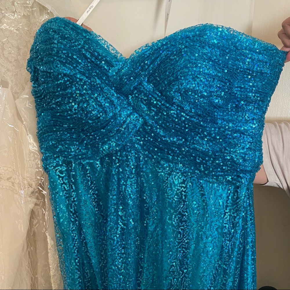 Teal Prom Dress